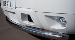 16 999 р. Одинарная защита переднего бампера Russtal диаметром 76 мм (рестайлинг)  Chevrolet Tahoe  GMT900 (2006-2013)  с доставкой в г. Калуга. Увеличить фотографию 3