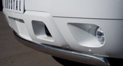 19 299 р. Защита переднего бампера (Ø75х42 мм, нержавейка) Russtal  Chevrolet Tracker (2013-2015)  с доставкой в г. Калуга. Увеличить фотографию 3