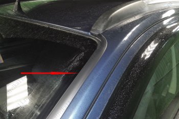 1 849 р. Водостоки лобового стекла Стрелка 11  Chevrolet Trailblazer  GM800 (2012-2020)  с доставкой в г. Калуга. Увеличить фотографию 5