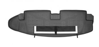 2 459 р. Коврик багажника Norplast (7 мест)  Chevrolet Trailblazer  GM800 (2012-2020) (Черный, с погрузочным ковриком (фартуком))  с доставкой в г. Калуга. Увеличить фотографию 1