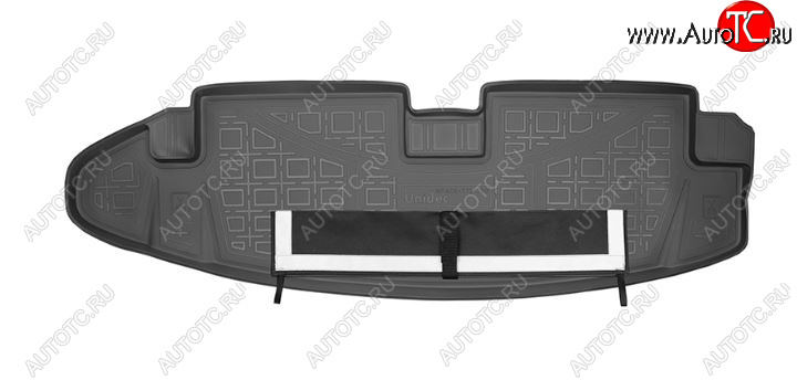 2 459 р. Коврик багажника Norplast (7 мест)  Chevrolet Trailblazer  GM800 (2012-2020) (Черный, с погрузочным ковриком (фартуком))  с доставкой в г. Калуга