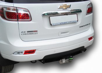 9 699 р. Фаркоп Лидер Плюс (съемный шар тип FC)  Chevrolet Trailblazer  GM800 (2012-2020) (Без электропакета)  с доставкой в г. Калуга. Увеличить фотографию 1