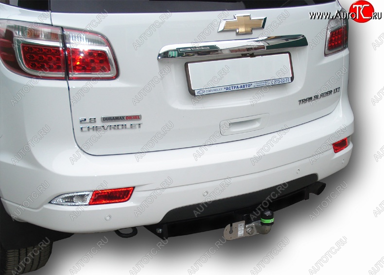 9 699 р. Фаркоп Лидер Плюс (съемный шар тип FC)  Chevrolet Trailblazer  GM800 (2012-2020) (Без электропакета)  с доставкой в г. Калуга