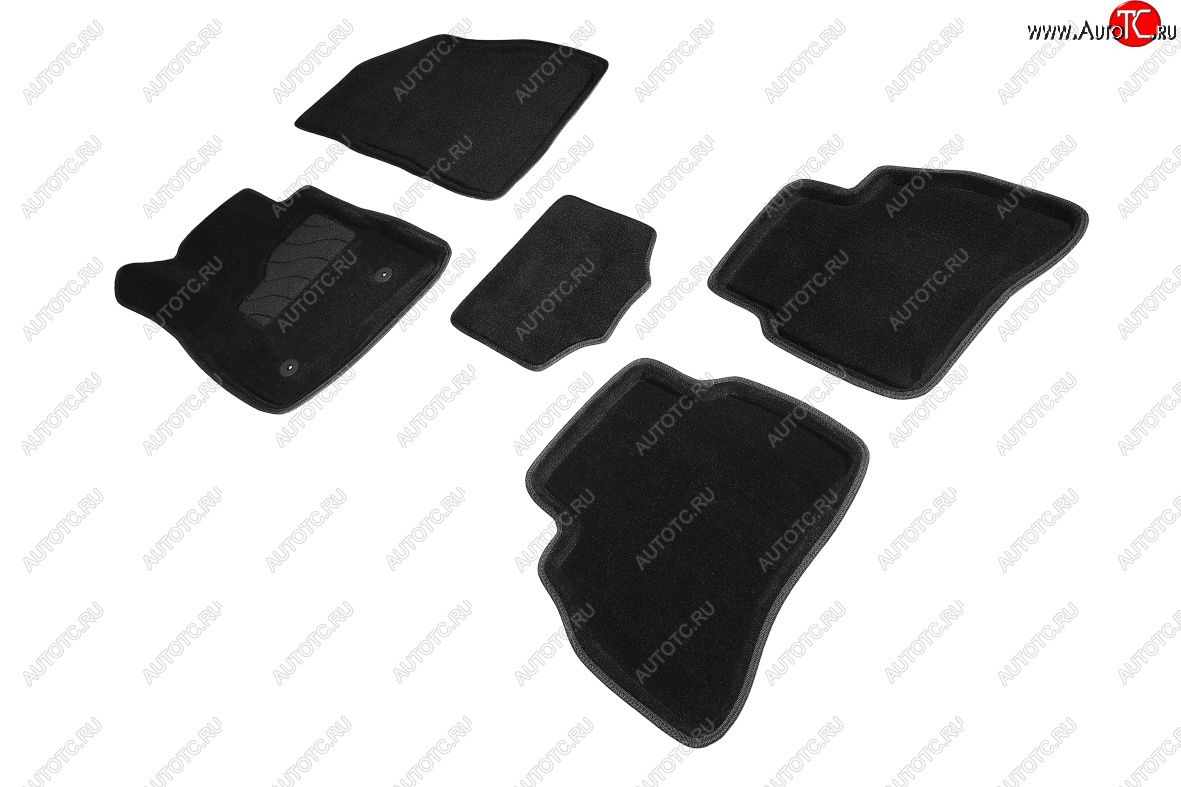 4 299 р. Коврики в салон SEINTEX 3D ВОРС (комплект) Chevrolet Trailblazer (2019-2024) (Цвет: черный)  с доставкой в г. Калуга