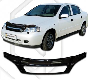 Дефлектор капота CA-Plastic exclusive Chevrolet (Шевролет) Viva (Вива) (2005-2008)