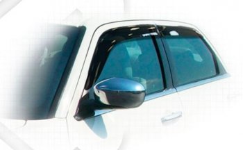 1 989 р. Дефлектора окон CA-Plastiс Chrysler 300C LD седан дорестайлинг (2011-2015) (Classic полупрозрачный)  с доставкой в г. Калуга. Увеличить фотографию 1