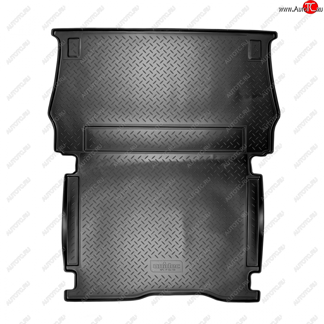 2 799 р. Коврик багажника Unidec (фургон, стандартная база, сборка РФ) CITROEN Berlingo B9 рестайлинг (2015-2024) (Чёрный)  с доставкой в г. Калуга