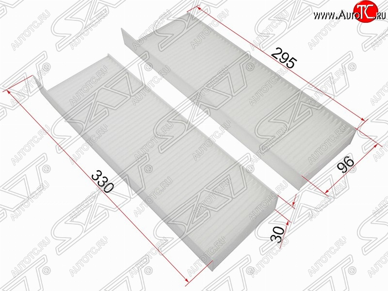 389 р. Фильтр салонный SAT (330х96х30 mm) CITROEN Berlingo B9 дорестайлинг (2008-2016)  с доставкой в г. Калуга