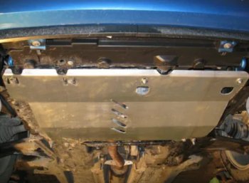 3 599 р. Защита картера двигателя и КПП Alfeco CITROEN C3 Picasso рестайлинг (2013-2017) (Сталь 2 мм)  с доставкой в г. Калуга. Увеличить фотографию 1