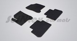 Износостойкие коврики в салон с рисунком Сетка SeiNtex Premium 4 шт. (резина) CITROEN C3 Picasso дорестайлинг (2008-2012)