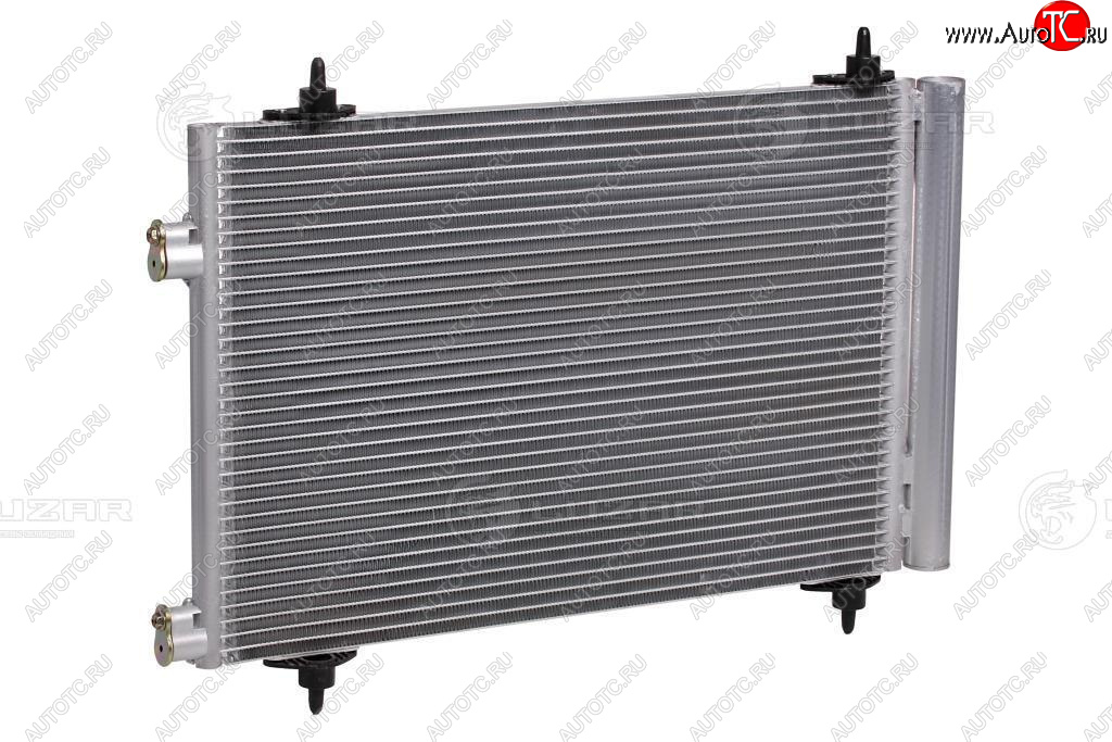 6 499 р. Радиатор кондиционера на LUZAR (1.6i / 1.4i / 2.0i / 2.0HDi)  CITROEN C4 (2004-2022), Peugeot 307 ( универсал,  хэтчбэк 3 дв.,  хэтчбэк 5 дв.) (2001-2008)  с доставкой в г. Калуга