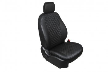 6 699 р. Чехлы для сидений (экокожа) SeiNtex CITROEN C4 B7 седан дорестайлинг (2013-2016) (черный)  с доставкой в г. Калуга. Увеличить фотографию 1