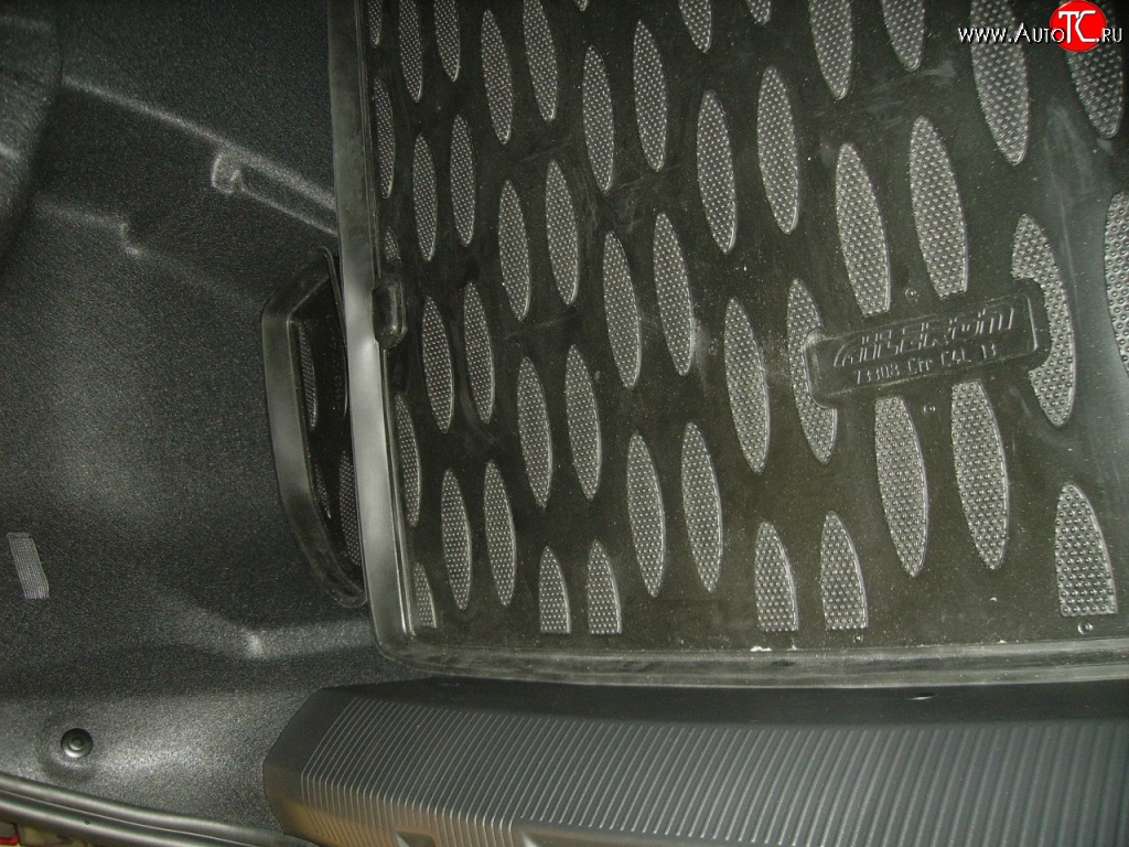 1 199 р. Коврик в багажник L (седан, 2 кармана) Aileron (полиуретан)  CITROEN C4 (2011-2018)  с доставкой в г. Калуга