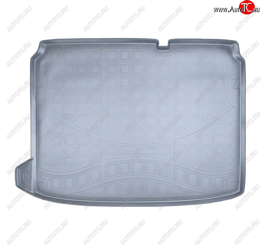 1 799 р. Коврик багажника Norplast Unidec  CITROEN DS4  PF1 (2010-2015) (Цвет: серый)  с доставкой в г. Калуга