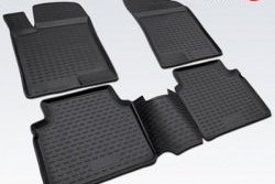 Комплект ковриков в салон Element 4 шт. (полиуретан) Daewoo Gentra KLAS седан (2012-2016)