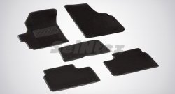 Износостойкие коврики в салон SeiNtex Premium LUX 4 шт. (ворсовые) Daewoo Matiz M100 дорестайлинг (1998-2000)