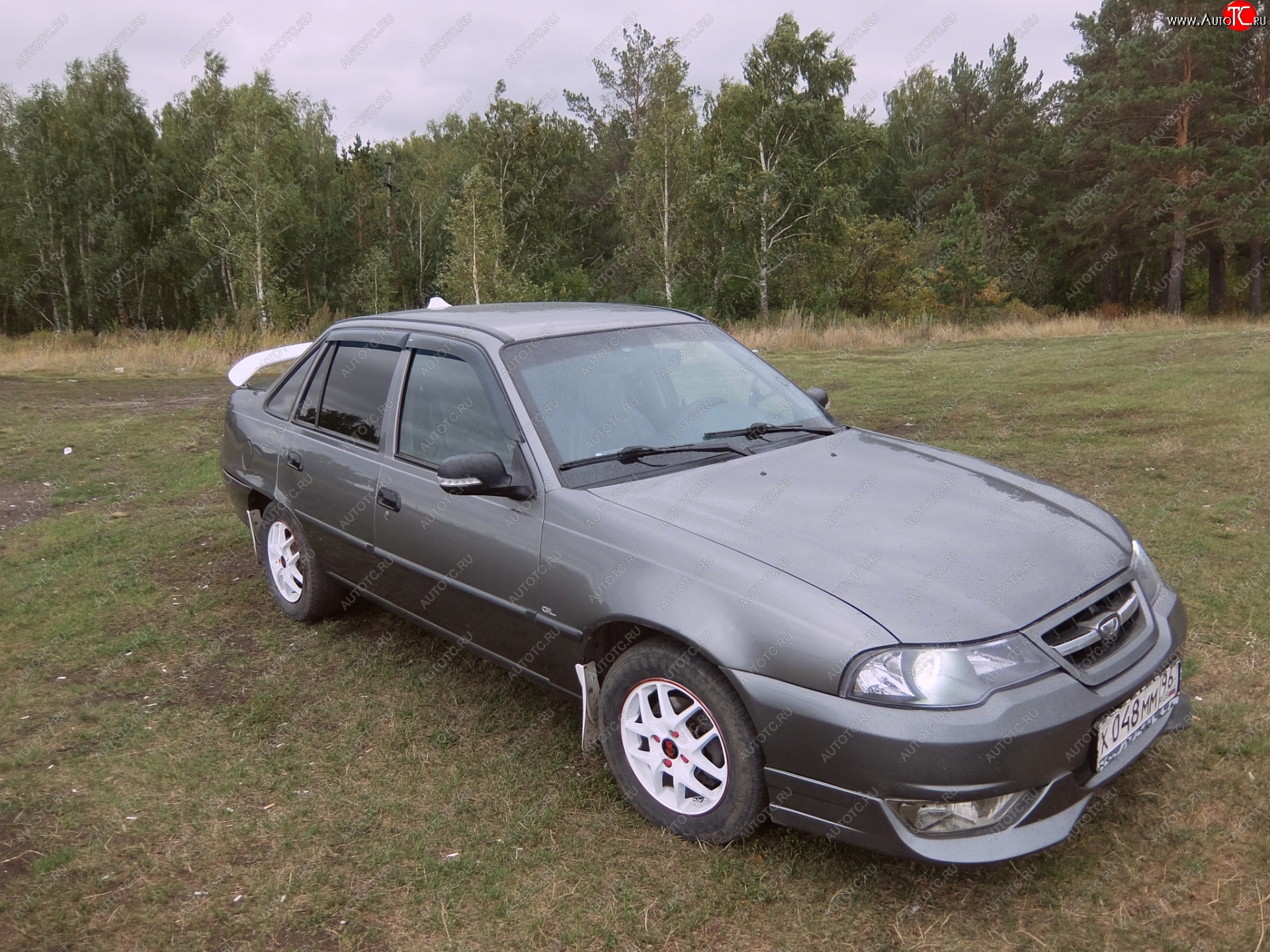 3 649 р. Накладка переднего бампера Sport Daewoo Nexia рестайлинг (2008-2015) (Неокрашенная)  с доставкой в г. Калуга