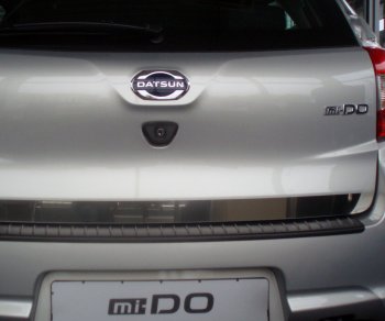 Защитная накладка заднего бампера АртФорм Datsun (Датсун) mi-DO (ми-до) (2014-2023)