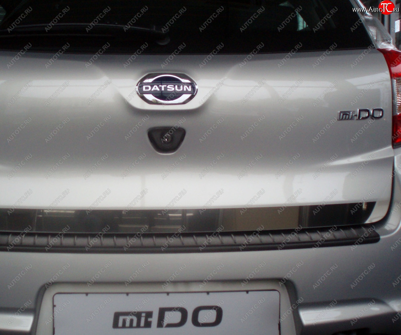 1 189 р. Защитная накладка заднего бампера АртФорм  Datsun mi-DO (2014-2024)  с доставкой в г. Калуга