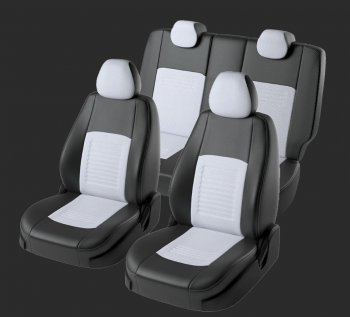 Чехлы для сидений Lord Autofashion Турин (экокожа, спинка и сиденье 60/40, 3 Г-образных подголовника) Datsun on-DO рестайлинг (2019-2024)