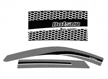 Дефлектора окон CA-Plastic Datsun (Датсун) on-DO (он-до) ( дорестайлинг,  рестайлинг) (2014-2024) дорестайлинг, рестайлинг