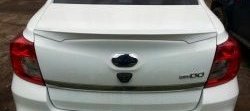 679 р. Накладка защитная на верхнюю часть заднего бампера Тюн-Авто  Datsun on-DO ( дорестайлинг,  рестайлинг) (2014-2024)  с доставкой в г. Калуга. Увеличить фотографию 1