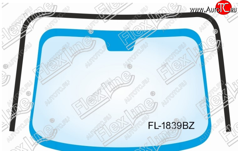 1 679 р. Молдинг лобового стекла FlexLine Dodge Durango WK2 дорестайлинг (2010-2013)  с доставкой в г. Калуга
