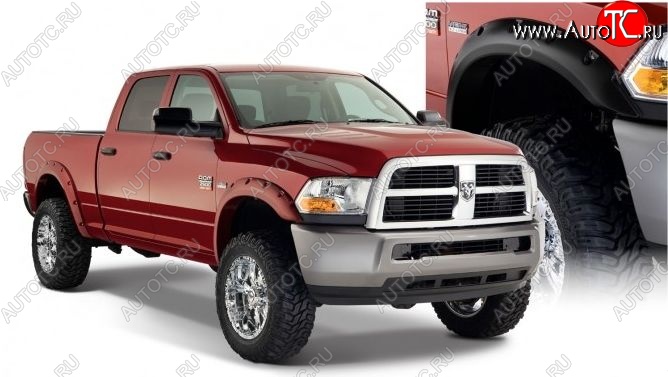 23 749 р. Накладки на колёсные арки BUSHWACKER DESIGN Dodge Ram DJ, DS (2008-2012) (Неокрашенные)  с доставкой в г. Калуга