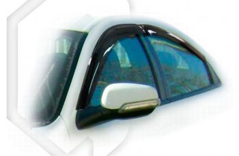 1 989 р. Дефлектора окон CA-Plastic  Dodge Stratus (2004-2006) (Classic полупрозрачный, Без хром.молдинга)  с доставкой в г. Калуга. Увеличить фотографию 1