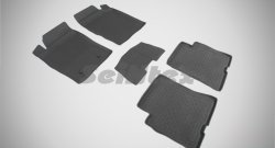 Износостойкие коврики в салон с высоким бортом SeiNtex Premium 4 шт. (резина) Dong Feng (Донг) H30 (Н30) (2013-2024)