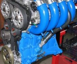 Дроссельний впуск Нуждин на 16 клапаный двигатель Лада Калина 1119 хэтчбек (2004-2013)