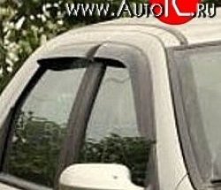 999 р. Комплект дефлекторов окон (ветровиков) 4 шт. Russtal Fiat Albea 170 седан (2002-2012)  с доставкой в г. Калуга. Увеличить фотографию 1