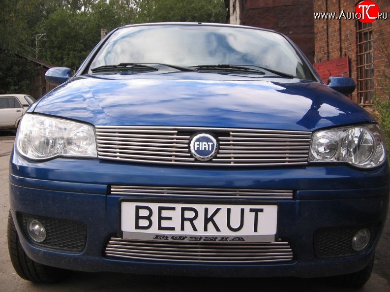 4 399 р. Декоративная вставка решетки радиатора Berkut  Fiat Albea  170 (2002-2012) седан  с доставкой в г. Калуга