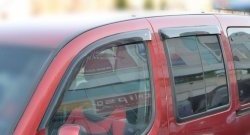 Комплект дефлекторов окон (ветровиков) 4 шт. (5 дверей) Russtal Fiat Doblo 223 рестайлинг (2005-2016)