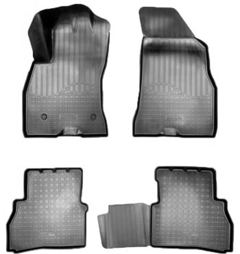 2 369 р. Коврики салонные Noplast (3D)  Fiat Doblo  263 (2015-2022) (Черные)  с доставкой в г. Калуга. Увеличить фотографию 1