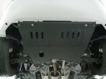 7 699 р. Защита картера двигателя и КПП (V-1,4) Alfeco  Fiat Linea (2007-2016) (Алюминий 3 мм)  с доставкой в г. Калуга. Увеличить фотографию 2