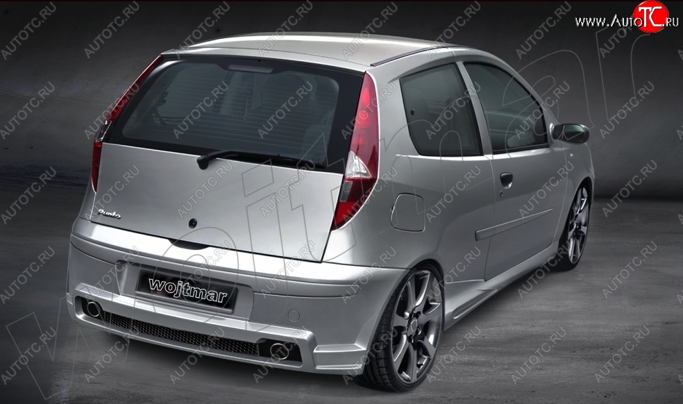 26 999 р. Задний бампер R1  Fiat Punto  188 (1999-2007) хэтчбэк 3 дв. дорестайлинг, хэтчбэк 3 дв. рестайлинг  с доставкой в г. Калуга