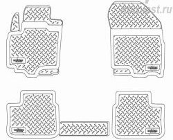 2 399 р. Комплект ковриков в салон Norplast Fiat Sedici (2005-2014)  с доставкой в г. Калуга. Увеличить фотографию 1