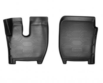 1 699 р. Коврики салона Norplast Unidec  Ford F-MAX  шасси (тягач) (2018-2024) (Цвет: черный)  с доставкой в г. Калуга. Увеличить фотографию 1