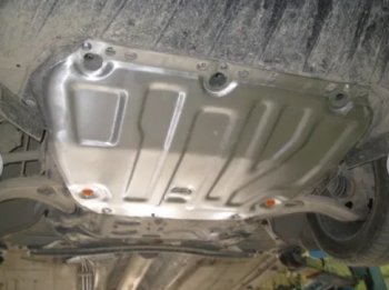 10 999 р. Защита картера двигателя и КПП Alfeco  Ford C-max  Mk1 (2003-2010) (Алюминий 3 мм)  с доставкой в г. Калуга. Увеличить фотографию 2
