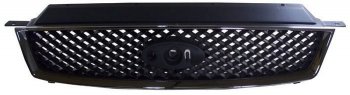 5 199 р. Решётка радиатора SAT  Ford C-max  Mk1 (2003-2007) (Черная с хромом)  с доставкой в г. Калуга. Увеличить фотографию 1
