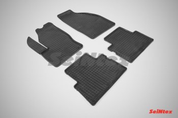 4 599 р. Износостойкие резиновые коврики в салон Сетка Seintex  Ford C-max  Mk1 - Kuga  1  с доставкой в г. Калуга. Увеличить фотографию 1