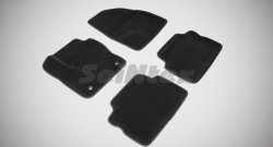 Износостойкие коврики в салон 3D FORD C-MAX черные (компл) Ford (Форд) C-max (С-макс)  Mk1 (2007-2010) Mk1 рестайлинг