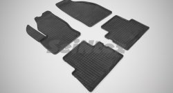 4 599 р. Износостойкие коврики в салон с рисунком Сетка SeiNtex Premium 4 шт. (резина) Ford C-max Mk1 рестайлинг (2007-2010)  с доставкой в г. Калуга. Увеличить фотографию 1