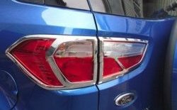 4 749 р. Накладки на фонари СТ Ford EcoSport дорестайлинг (2013-2019) (Неокрашенные)  с доставкой в г. Калуга. Увеличить фотографию 1
