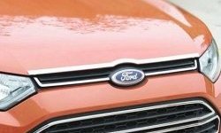 3 799 р. Накладка на капот СТ Ford EcoSport дорестайлинг (2013-2019)  с доставкой в г. Калуга. Увеличить фотографию 1