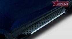 Пороги из алюминиевого профиля Souz-96 Ford EcoSport дорестайлинг (2013-2019)