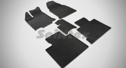 5 349 р. Износостойкие коврики в салон с рисунком Сетка (рестайлинг) SeiNtex Premium 4 шт. (резина)  Ford Edge  1 (2006-2010)  с доставкой в г. Калуга. Увеличить фотографию 1