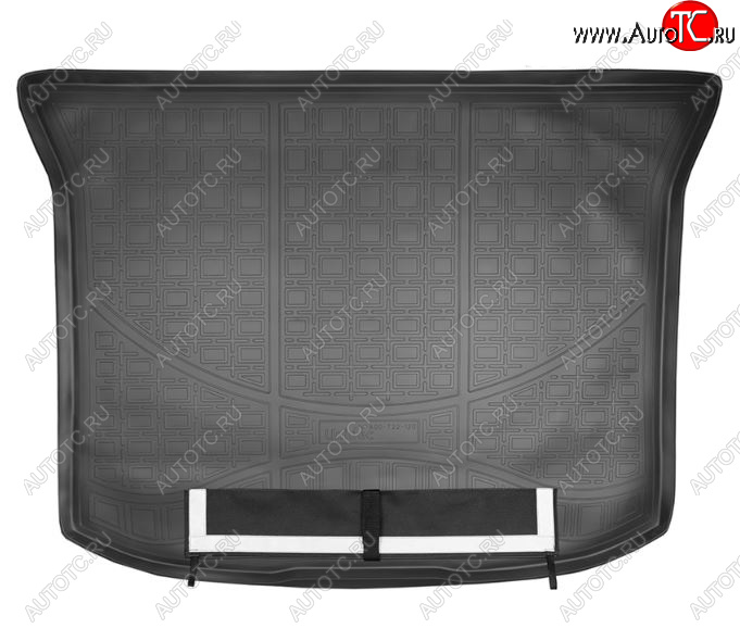 2 799 р. Коврик багажника Norplast  Ford Edge  2 (2015-2024) (Черный, с погрузочным ковриком (фартуком))  с доставкой в г. Калуга