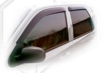 1 989 р. Дефлектора окон CA-Plastiс  Ford Escape  1 (2000-2007) (Classic полупрозрачный, Без хром.молдинга)  с доставкой в г. Калуга. Увеличить фотографию 1